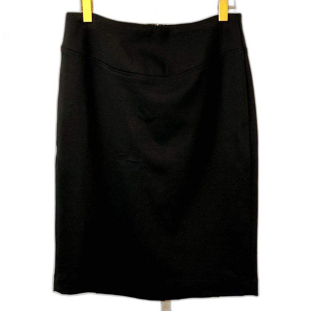 MICHAEL Michael Kors Women's Black Luxe Stretch Pencil Skirt Size Small 4